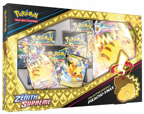 Coffret 5 Boosters - Collection Spéciale Pokémon - Zenith Suprême - EB12.5 - Pikachu VMax