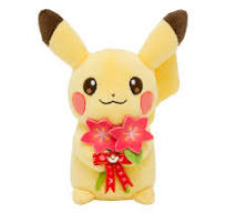 P01 - Peluche Pikachu et Gracidea Flower