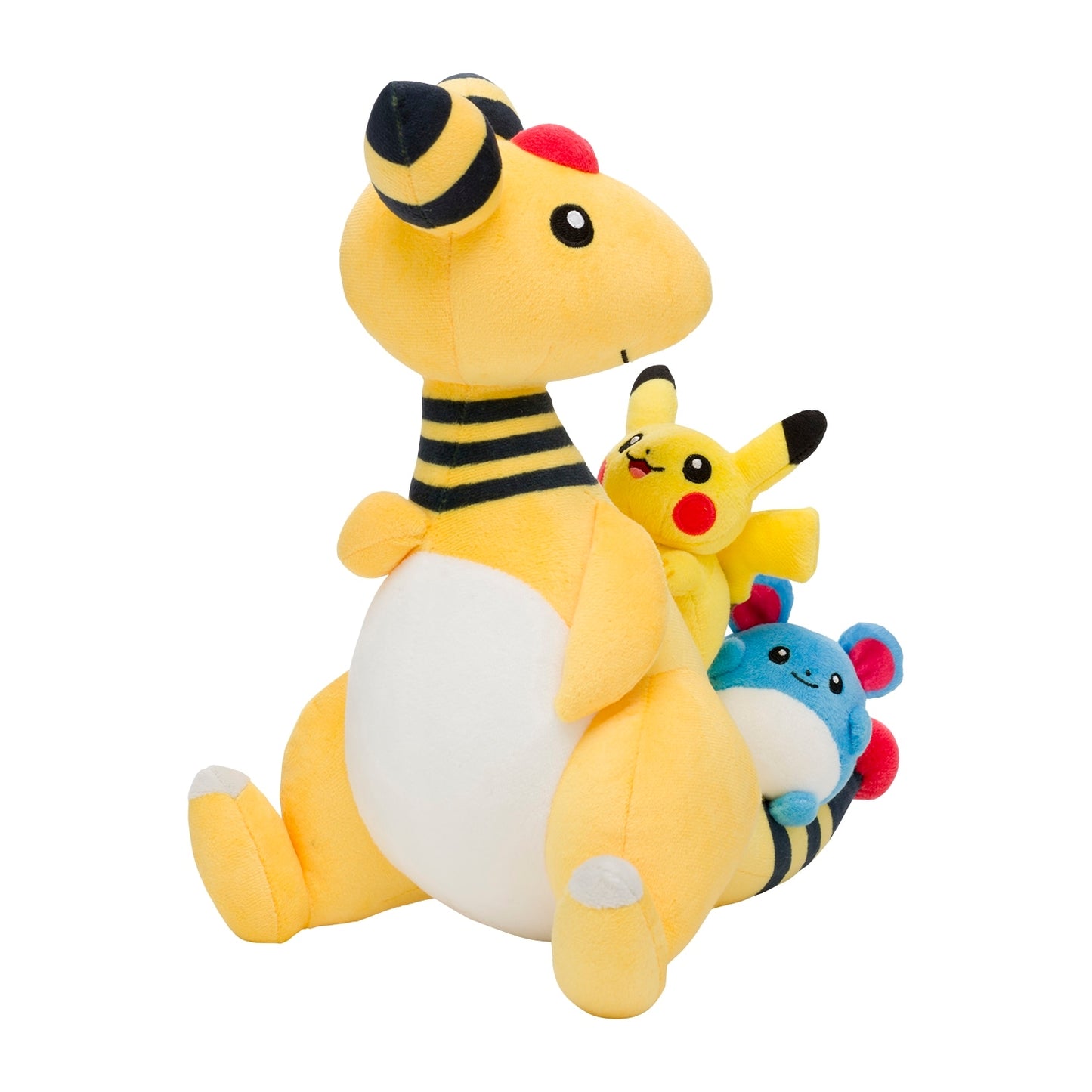 P22 - Peluche Ampharos, Pikachu et Marill