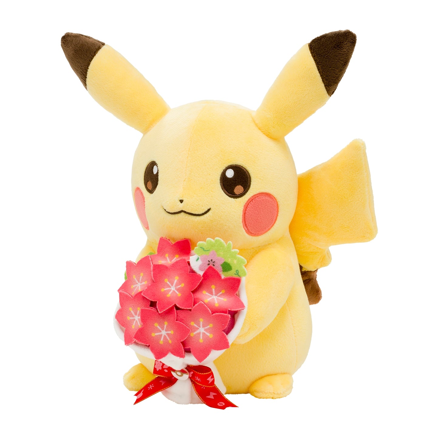 P26 - Peluche Pikachu et Grasidea bouquet