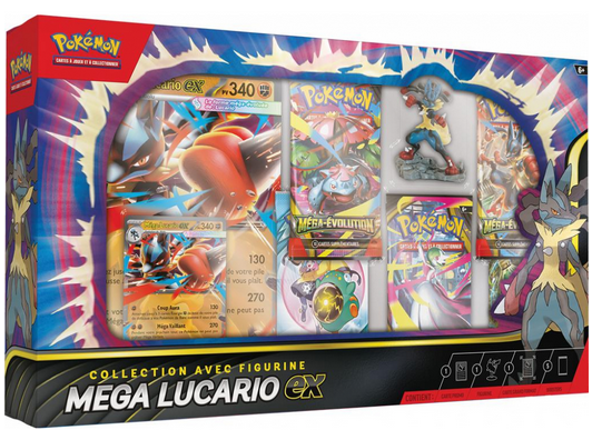 C39 - Coffret Collection avec Figurine - Mega Lucario EX