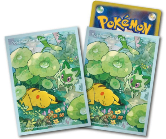 S10 - Sleeve Pikachu et  Sprigatito